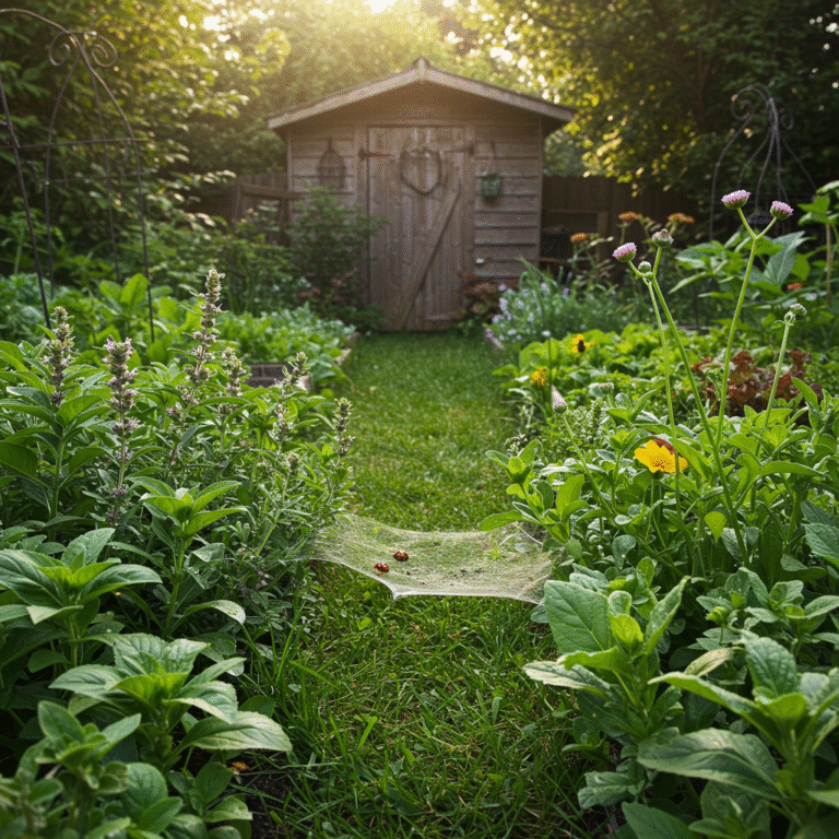 Control de plagas en huerto ecológico