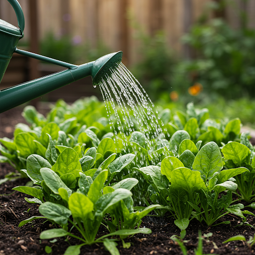 Cultivo de espinacas en casa