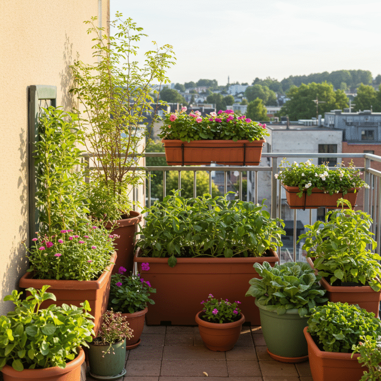 Herramientas para cultivo en terrazas y balcones
